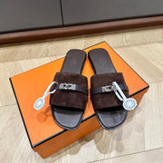 GABRIEL SANDAL CHOCOLATE SUEDE