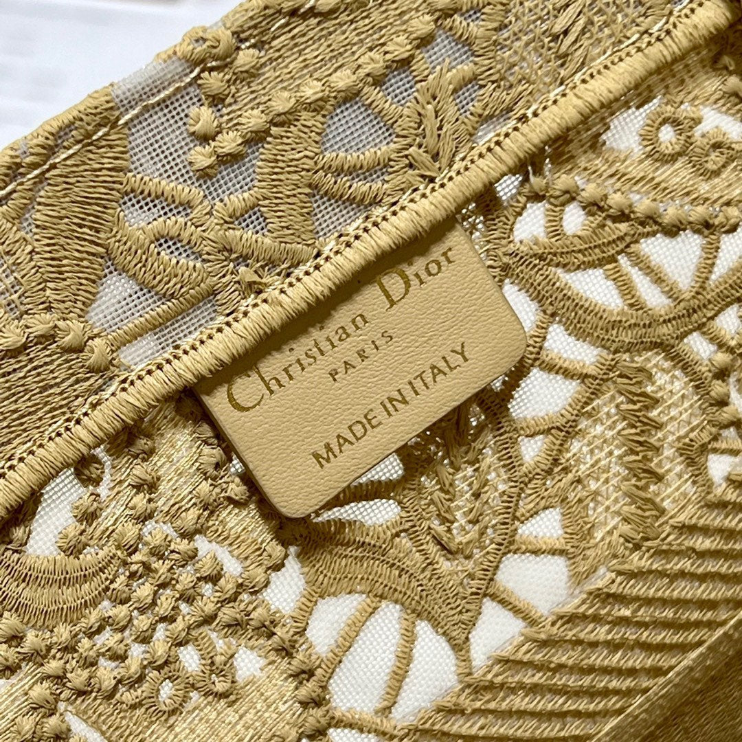 CD Mesh apricot Book Tote Bag Canvas 336534