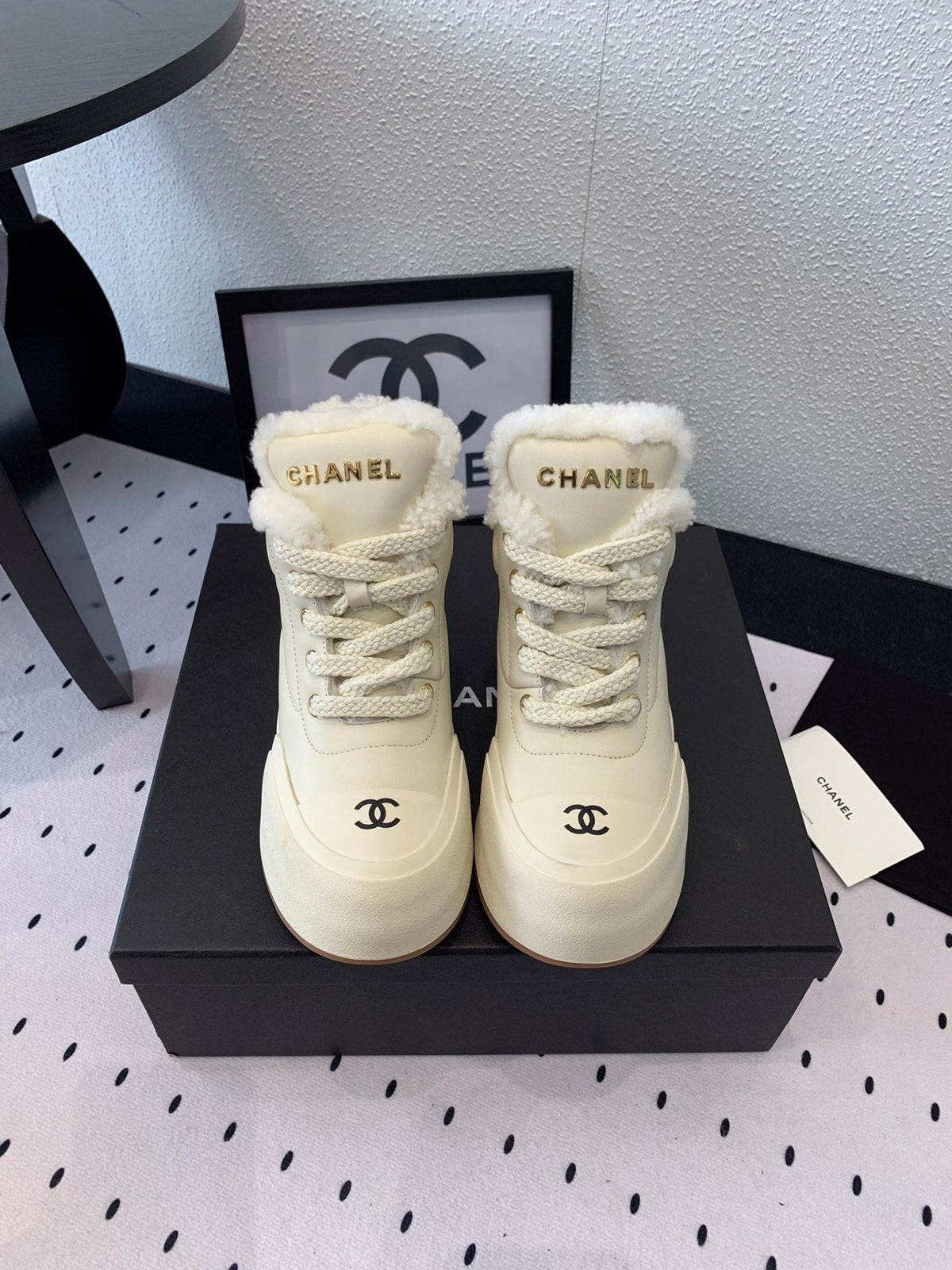 Chanel 2026 Short Boots Wool Leather 189956