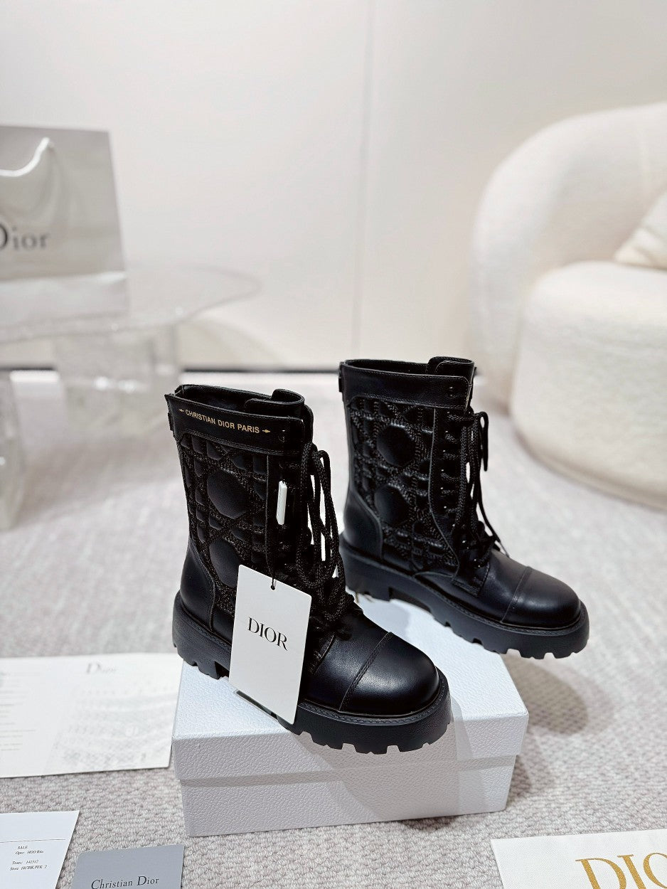 D-Unit Ankle Boot 40mm In Black Plain Calfskin  988755