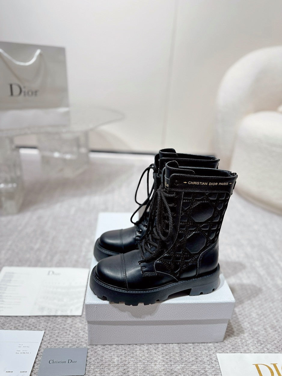 D-Unit Ankle Boot 40mm In Black Plain Calfskin  988755