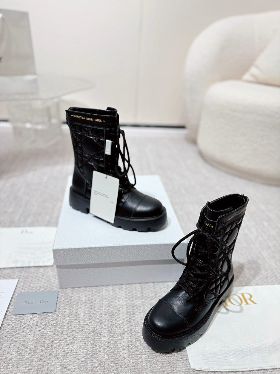 D-Unit Ankle Boot 40mm In Black Plain Calfskin  988755