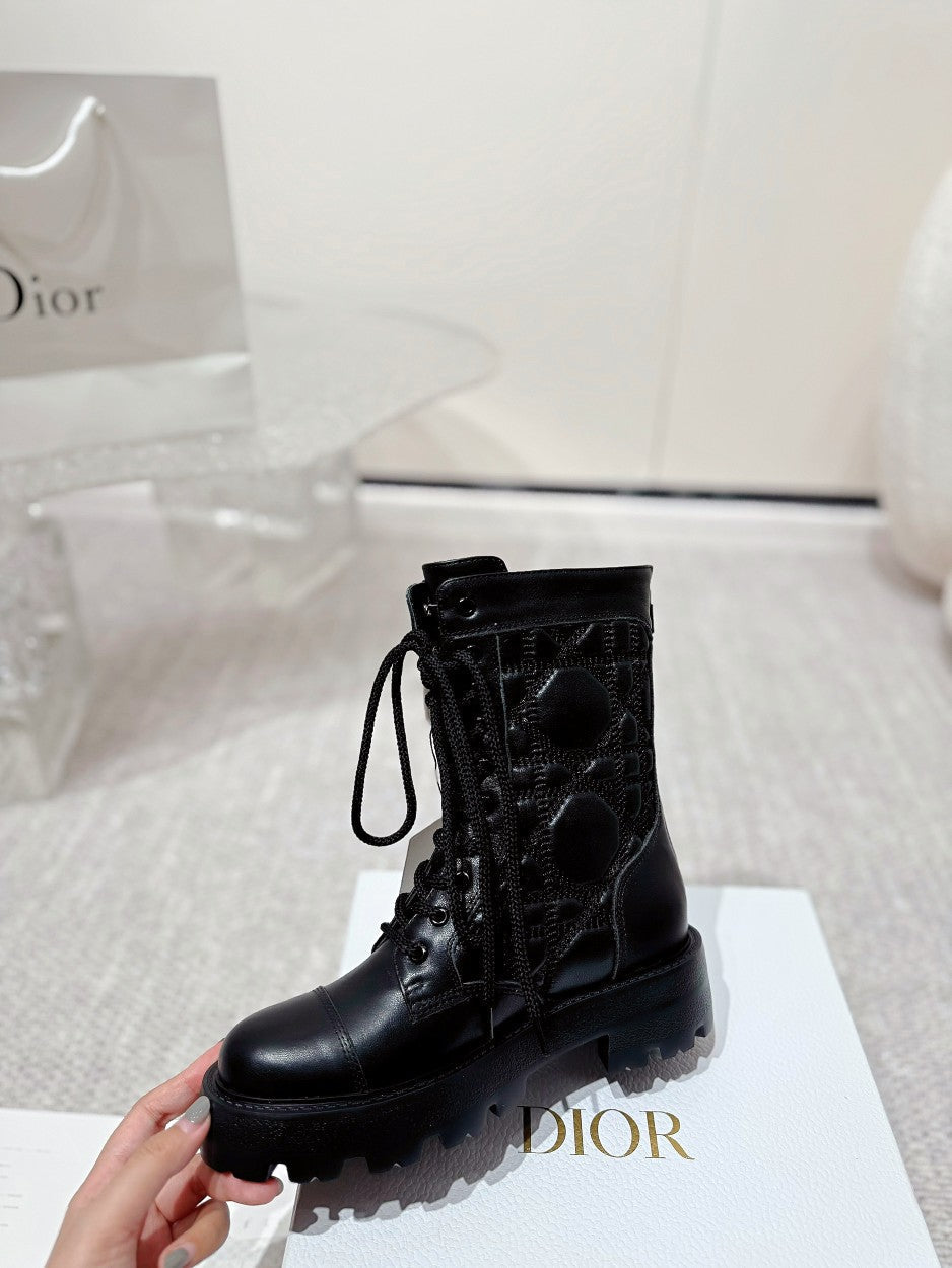 D-Unit Ankle Boot 40mm In Black Plain Calfskin  988755