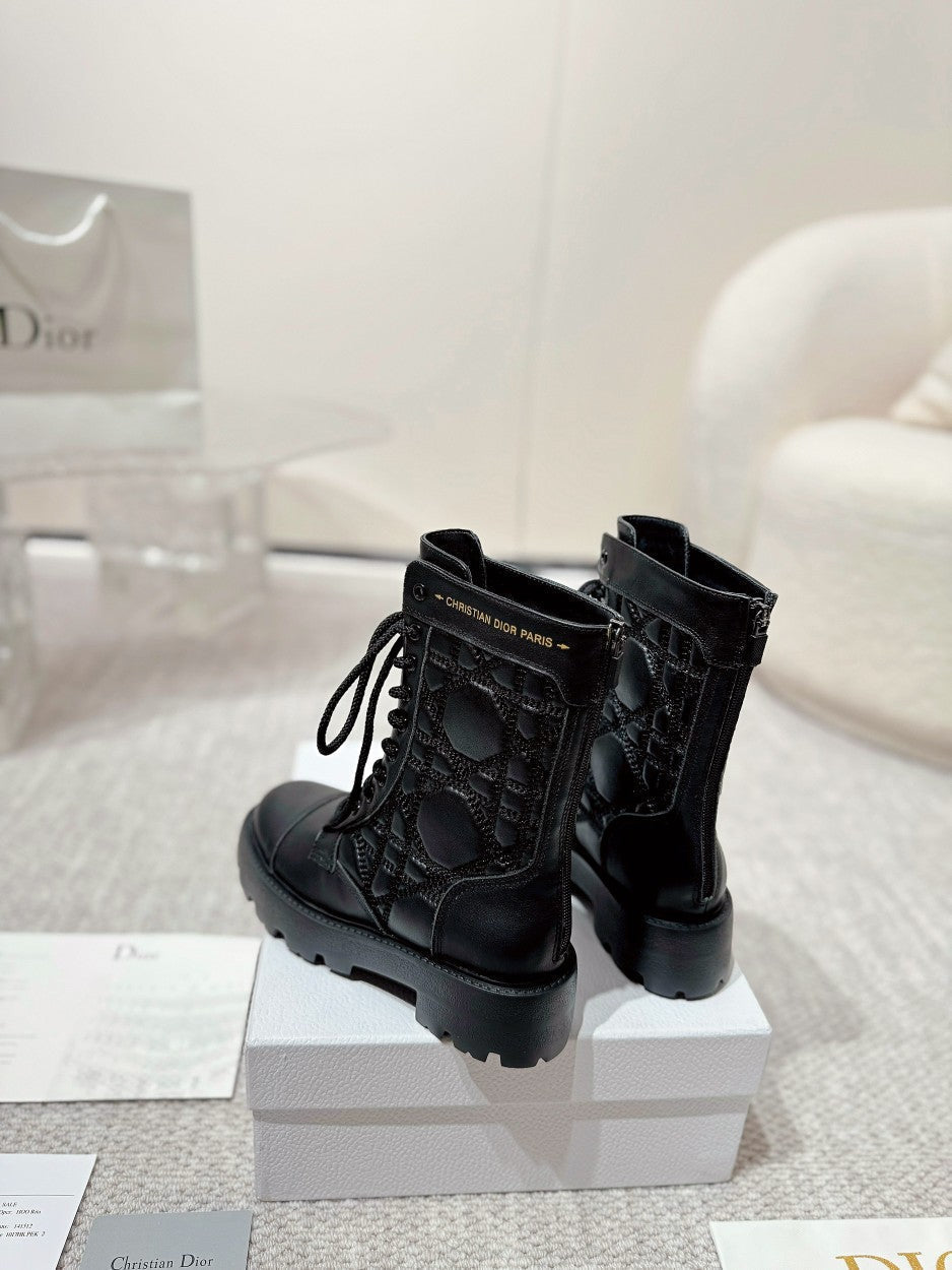 D-Unit Ankle Boot 40mm In Black Plain Calfskin  988755