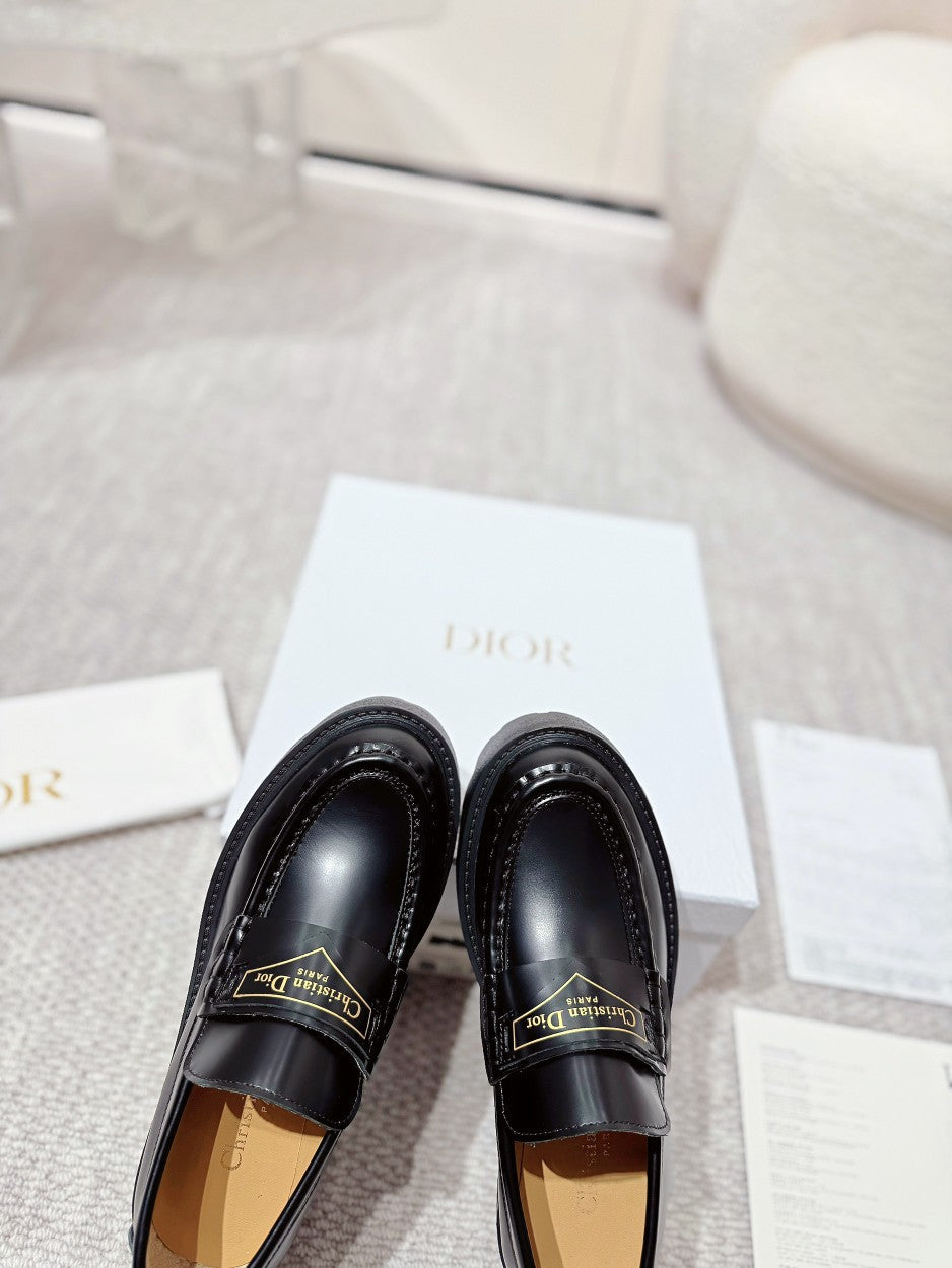 CD Boy Platform Loafer In Black Cowhide 988788