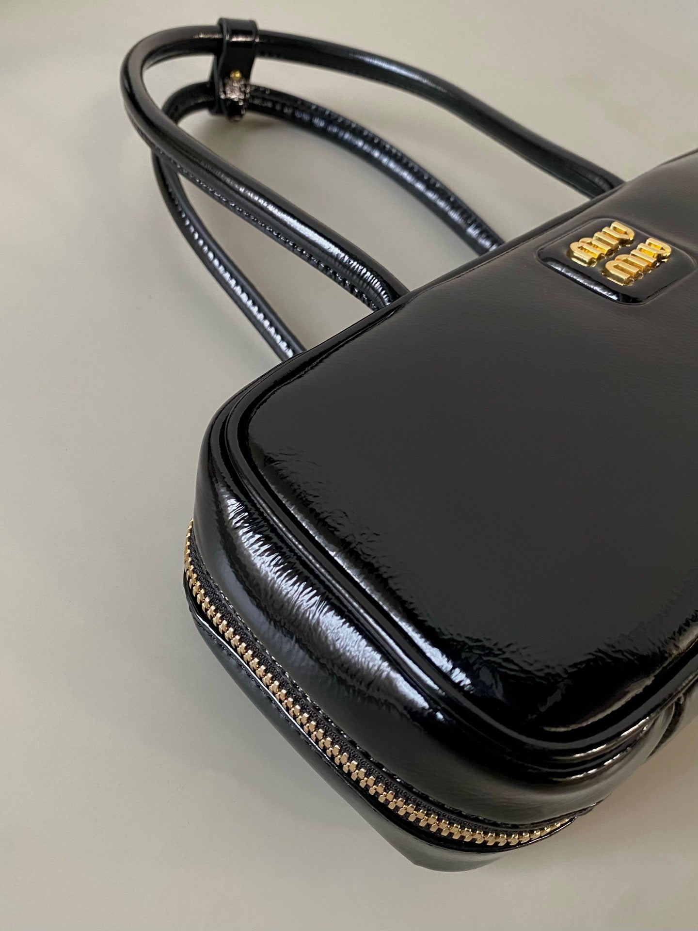 Beau Naplak 27cm Black Patent Leather