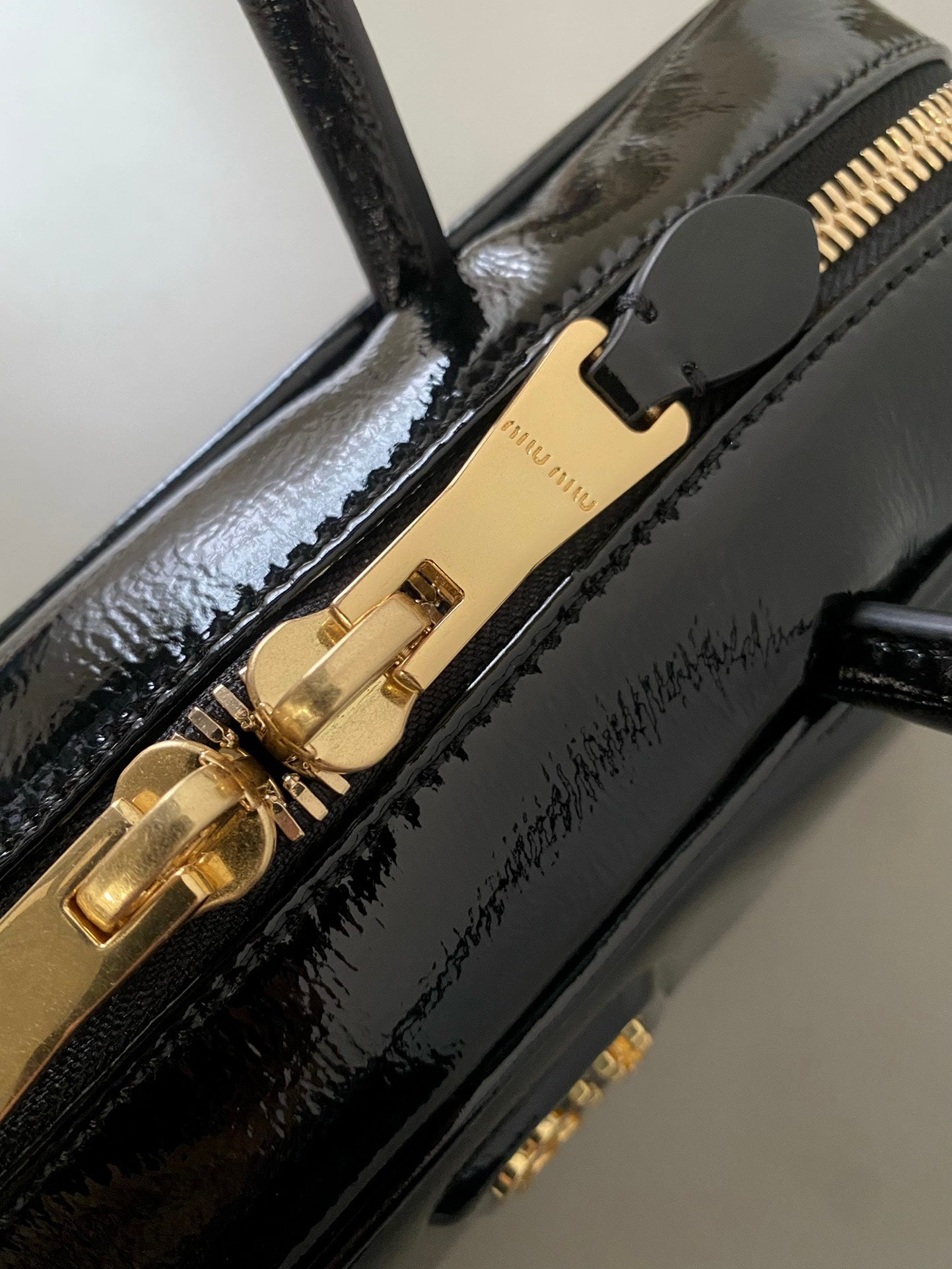 Beau Naplak 27cm Black Patent Leather