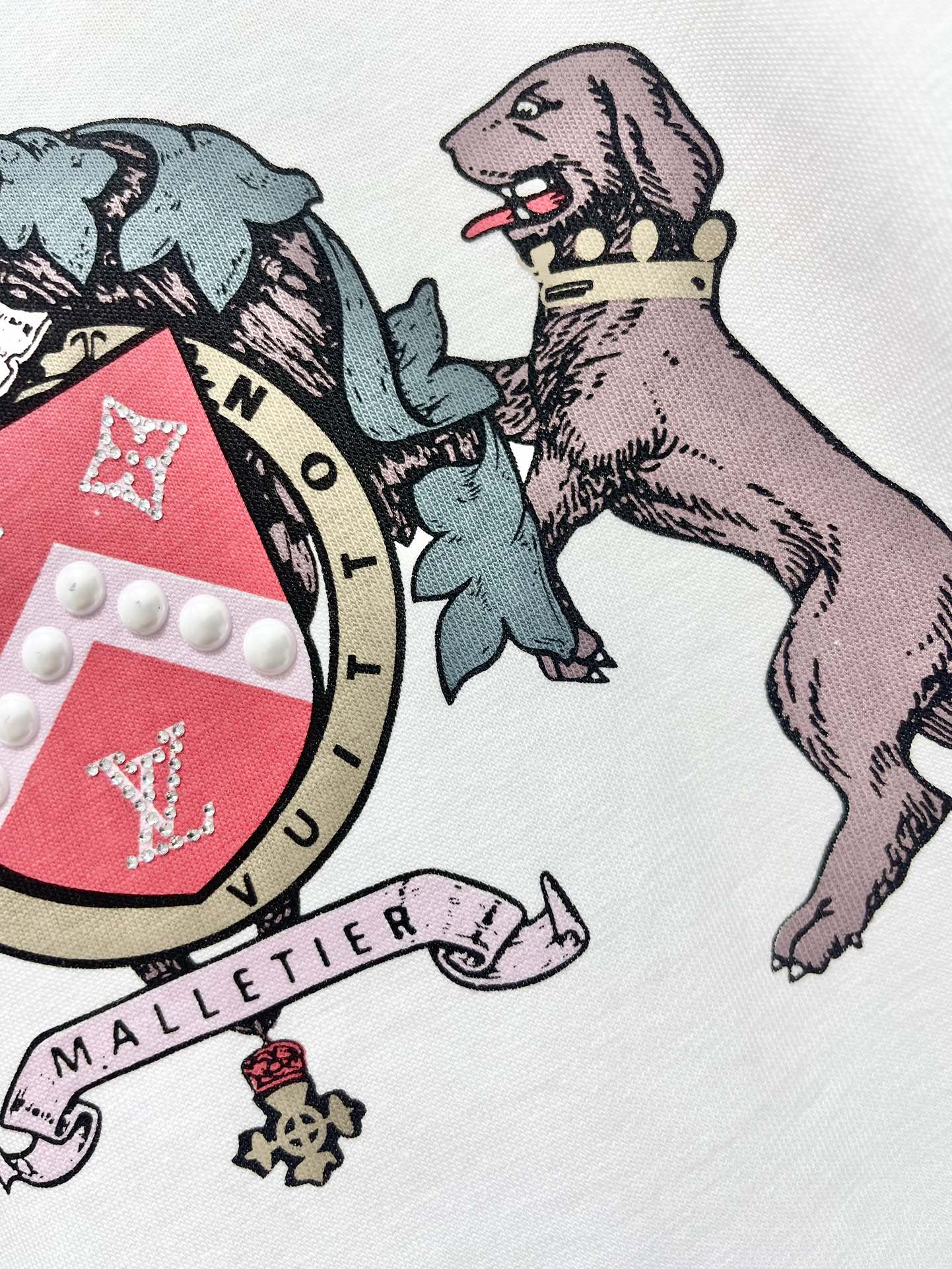 LV  T-shirt White Cotton