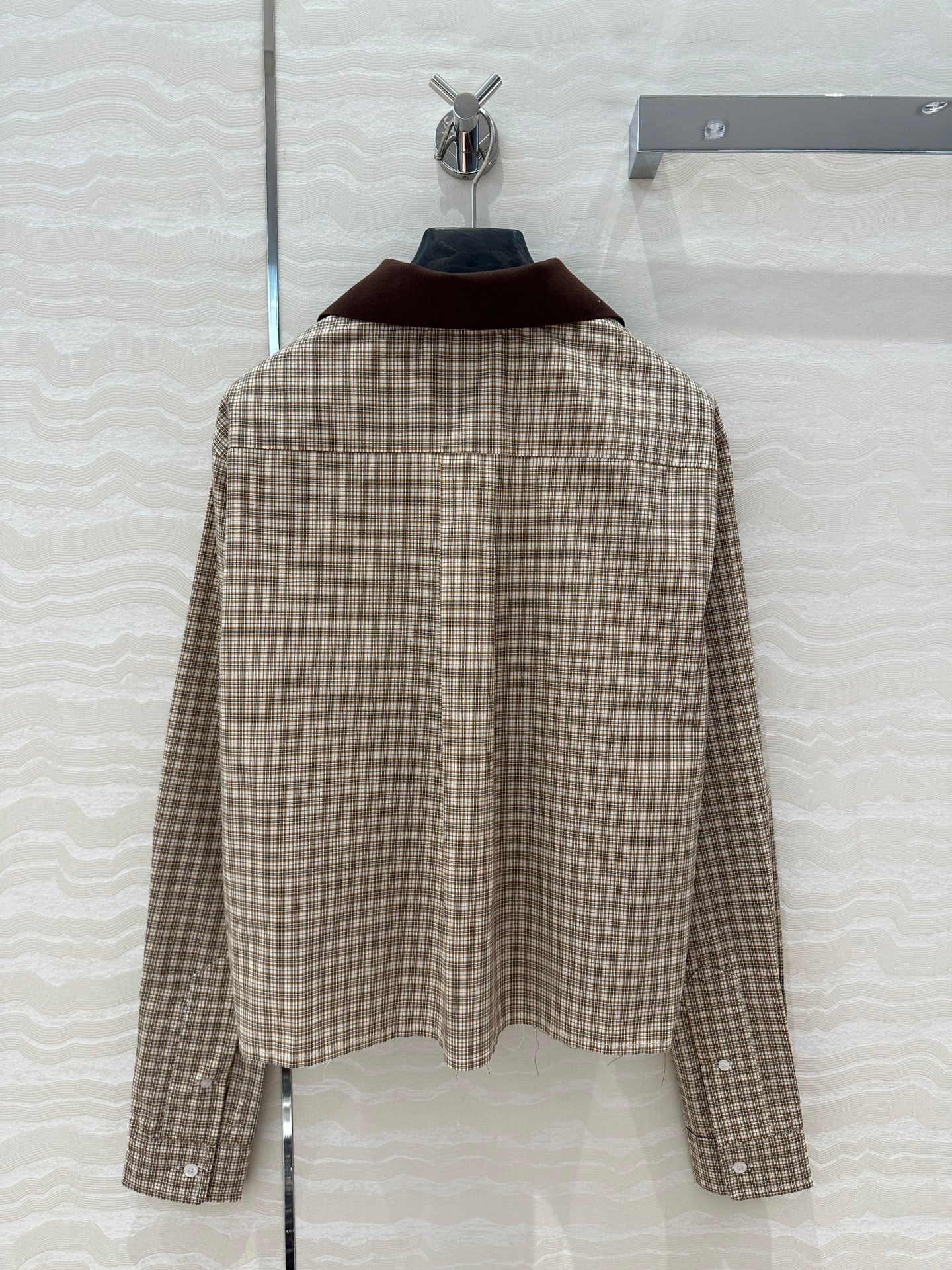 Miu Miu Short Shirt Brown Cotton