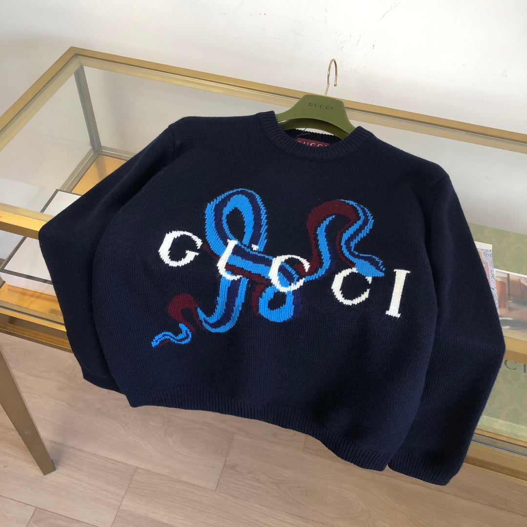 GG 25 Sweater Dark Blue Wool 293515