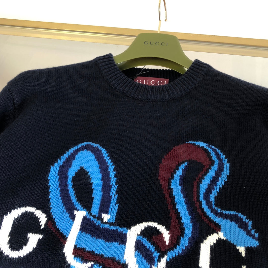 GG 25 Sweater Dark Blue Wool 293515