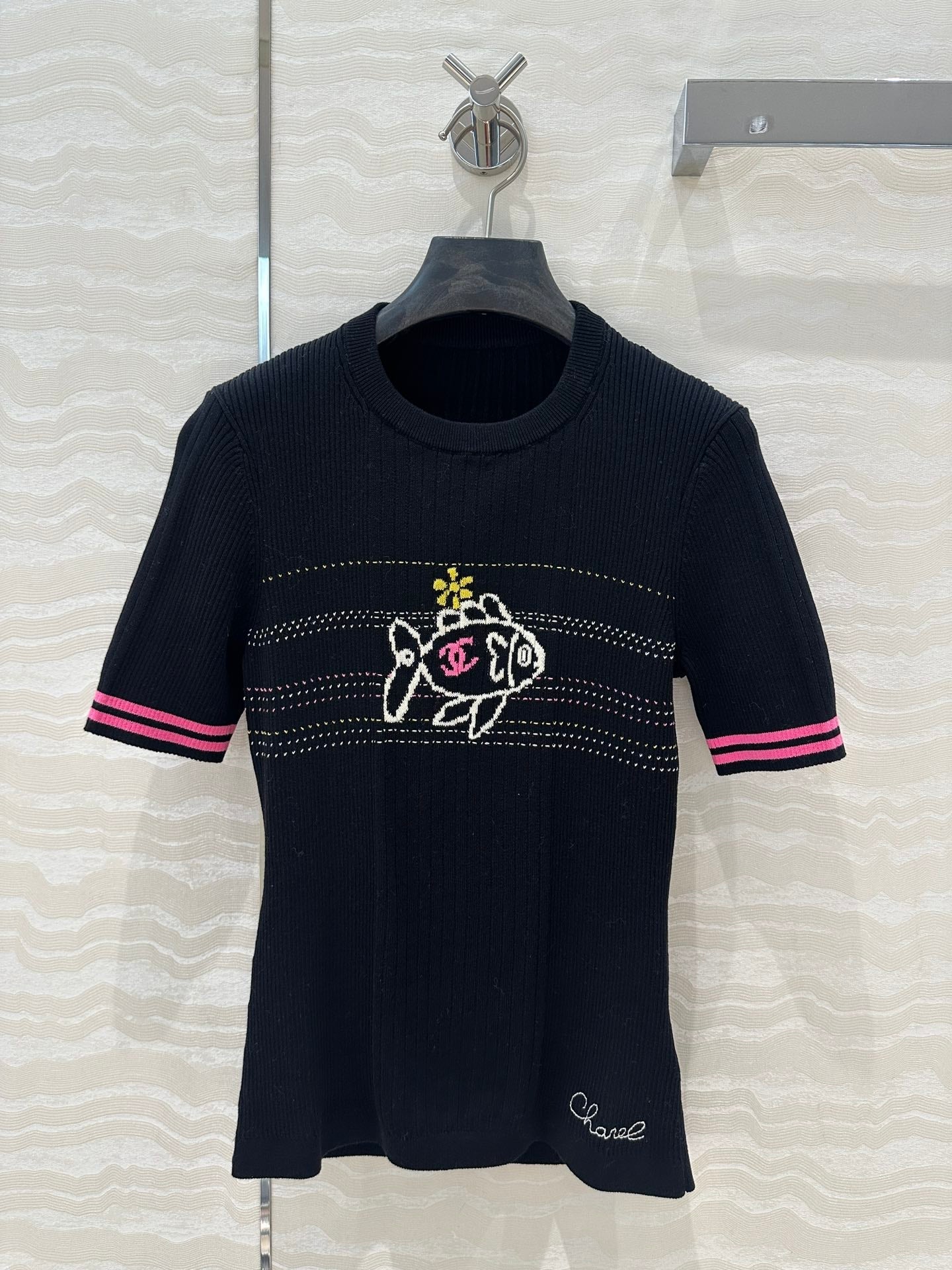 CC 25 T- shirt Black Wool