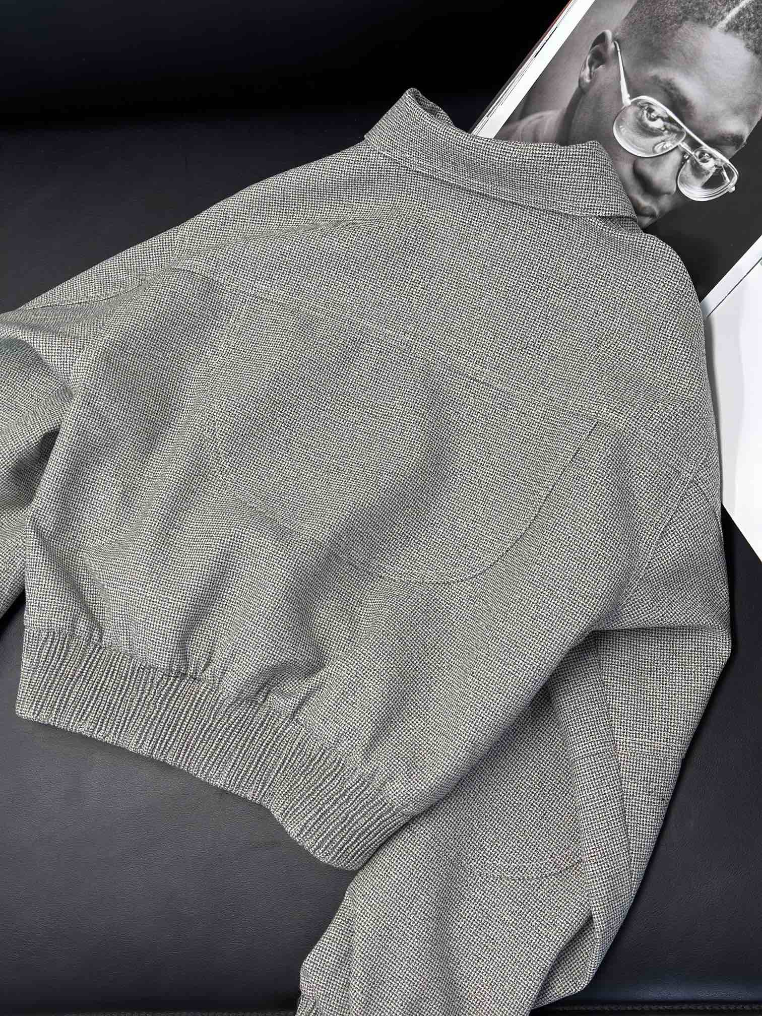 Fendi 25 Jacket Grey Cotton 0031