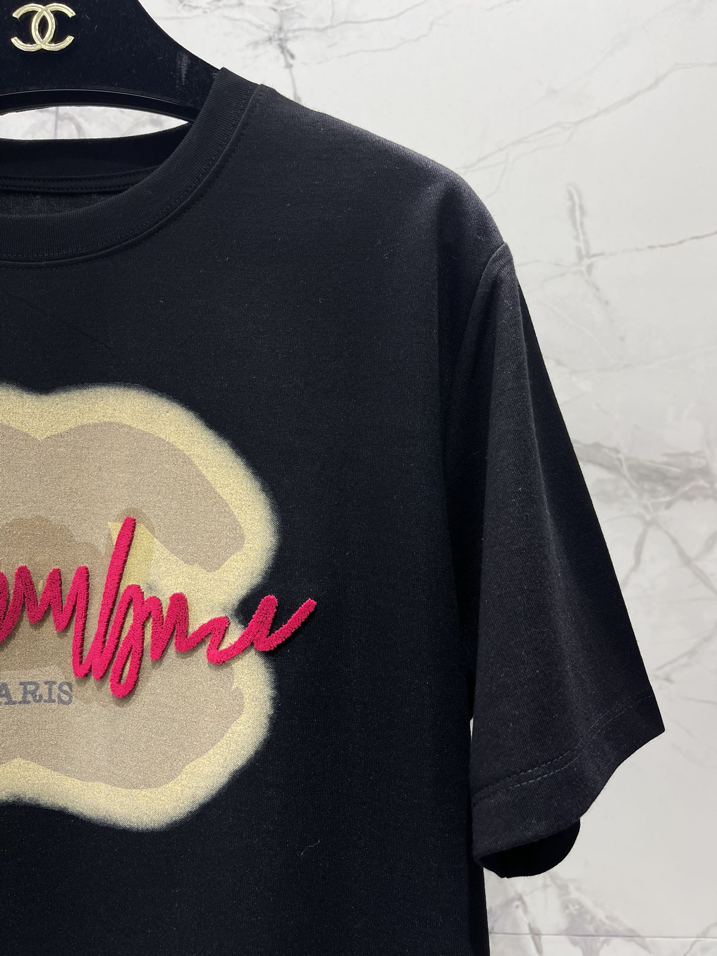 CC T-shirt In Black Cotton