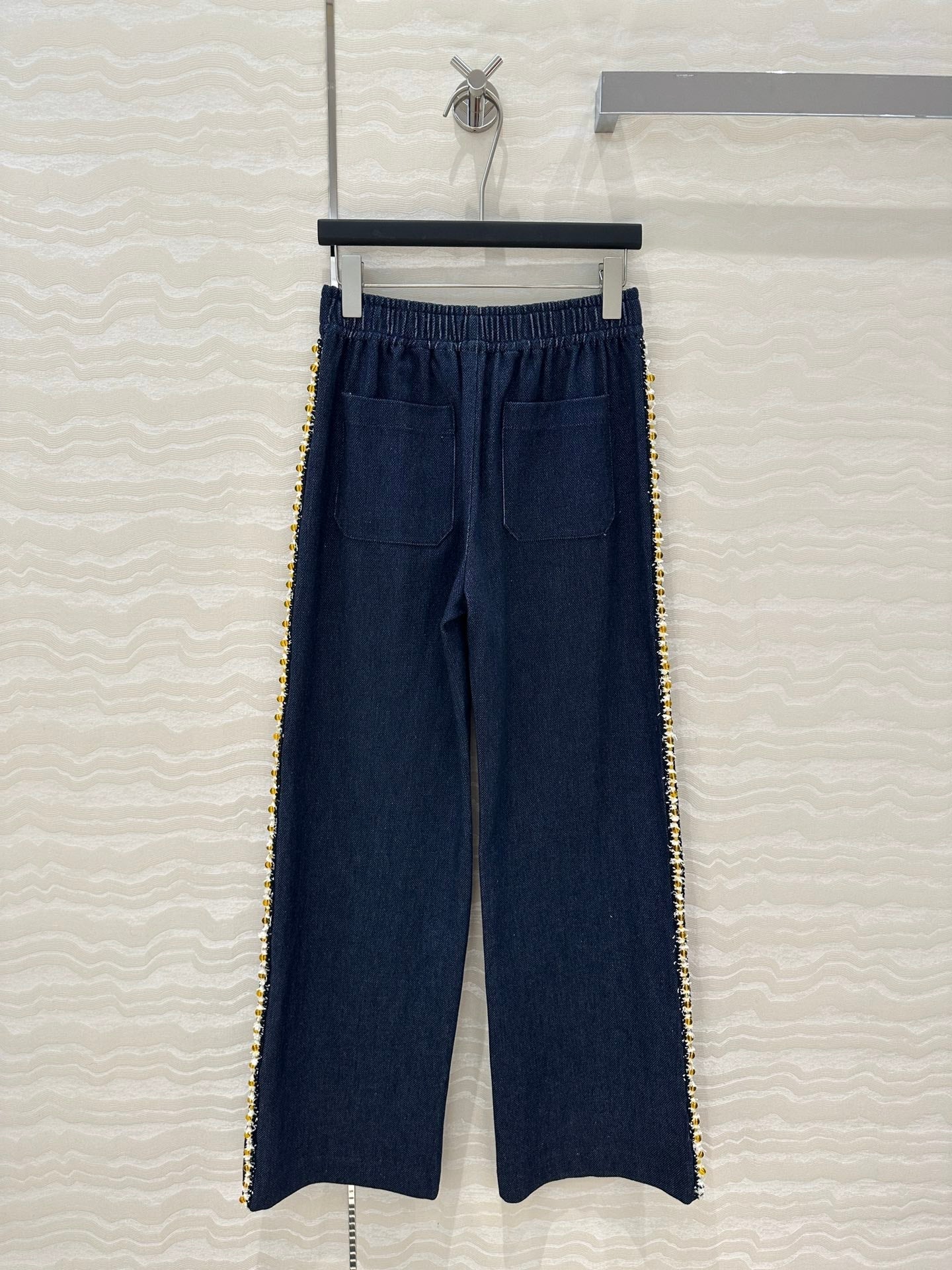 CC 25 Straight Pant Blue denim Cotton