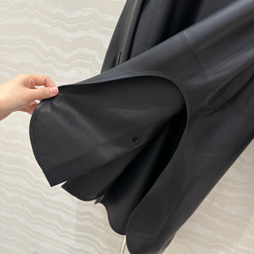 Loewe Shirt Jacket Black Lambskin