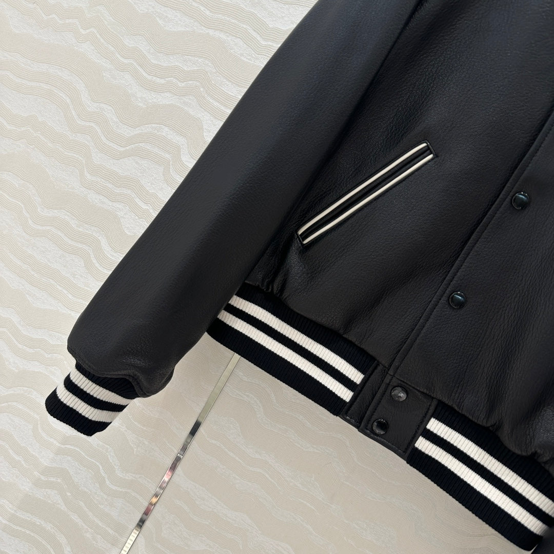 Celine Jacket Black Lambskin