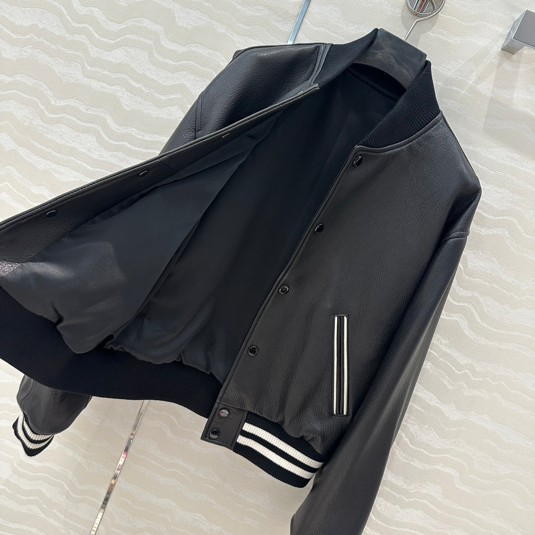 Celine Jacket Black Lambskin