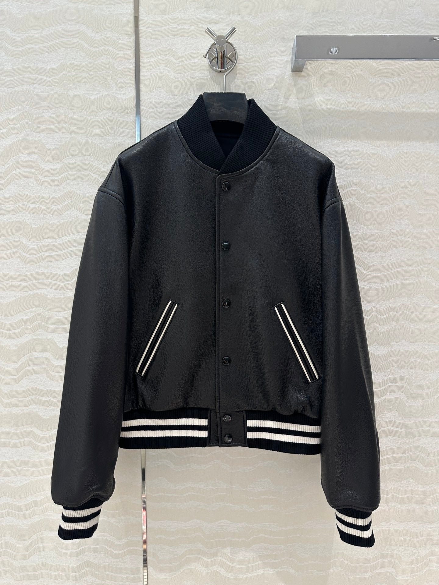 Celine Jacket Black Lambskin
