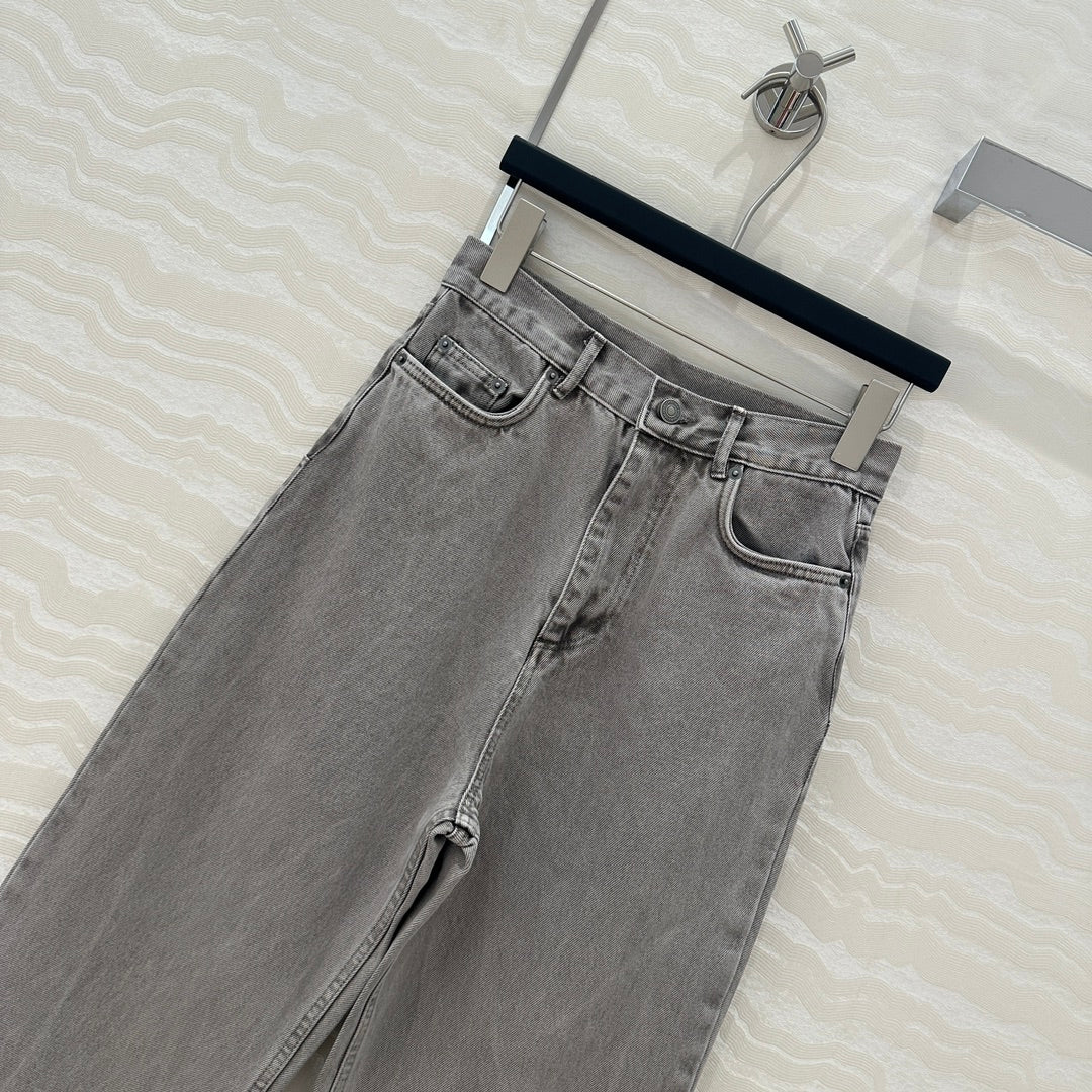 CD Straight Jeans Gray cotton