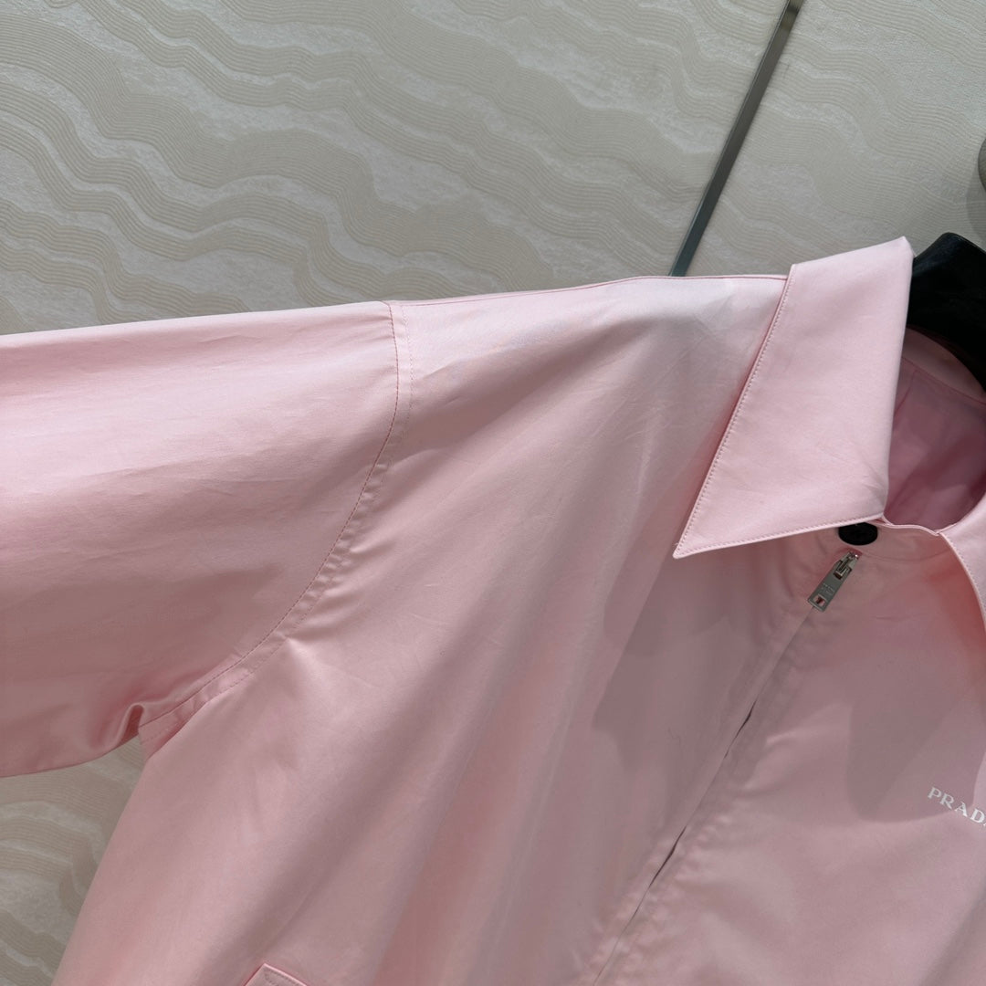 Prada Old Cadre Jacket Pink Cotton