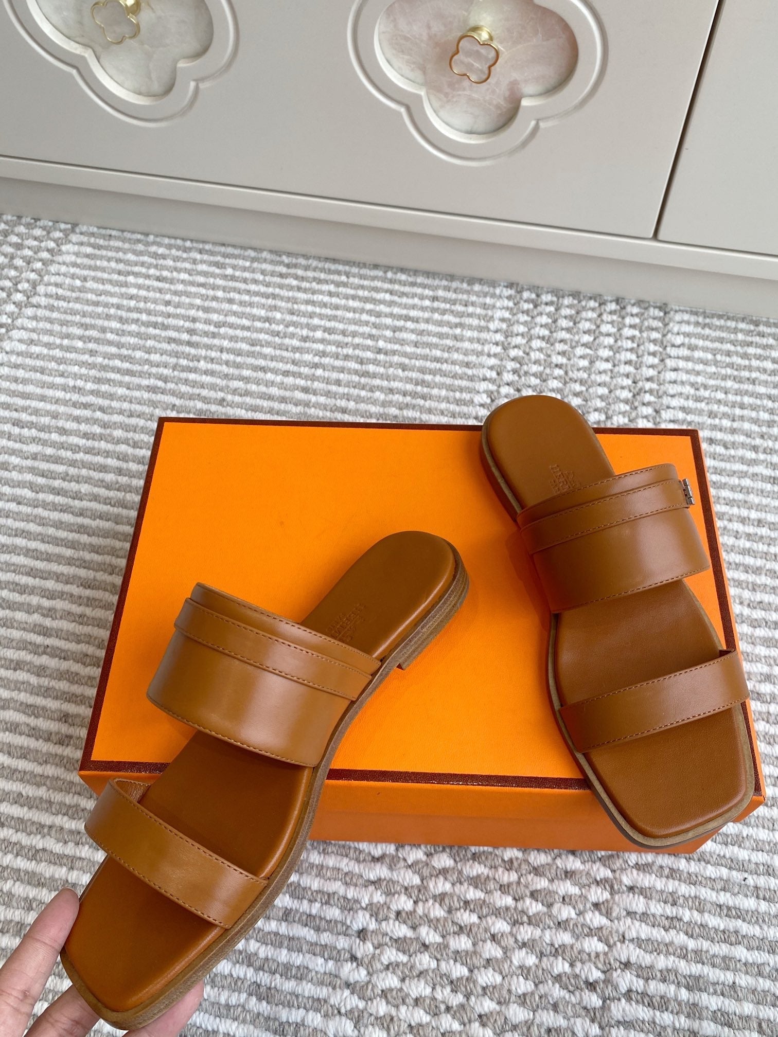 HM Joao Sandal Brown Calfskin 291461