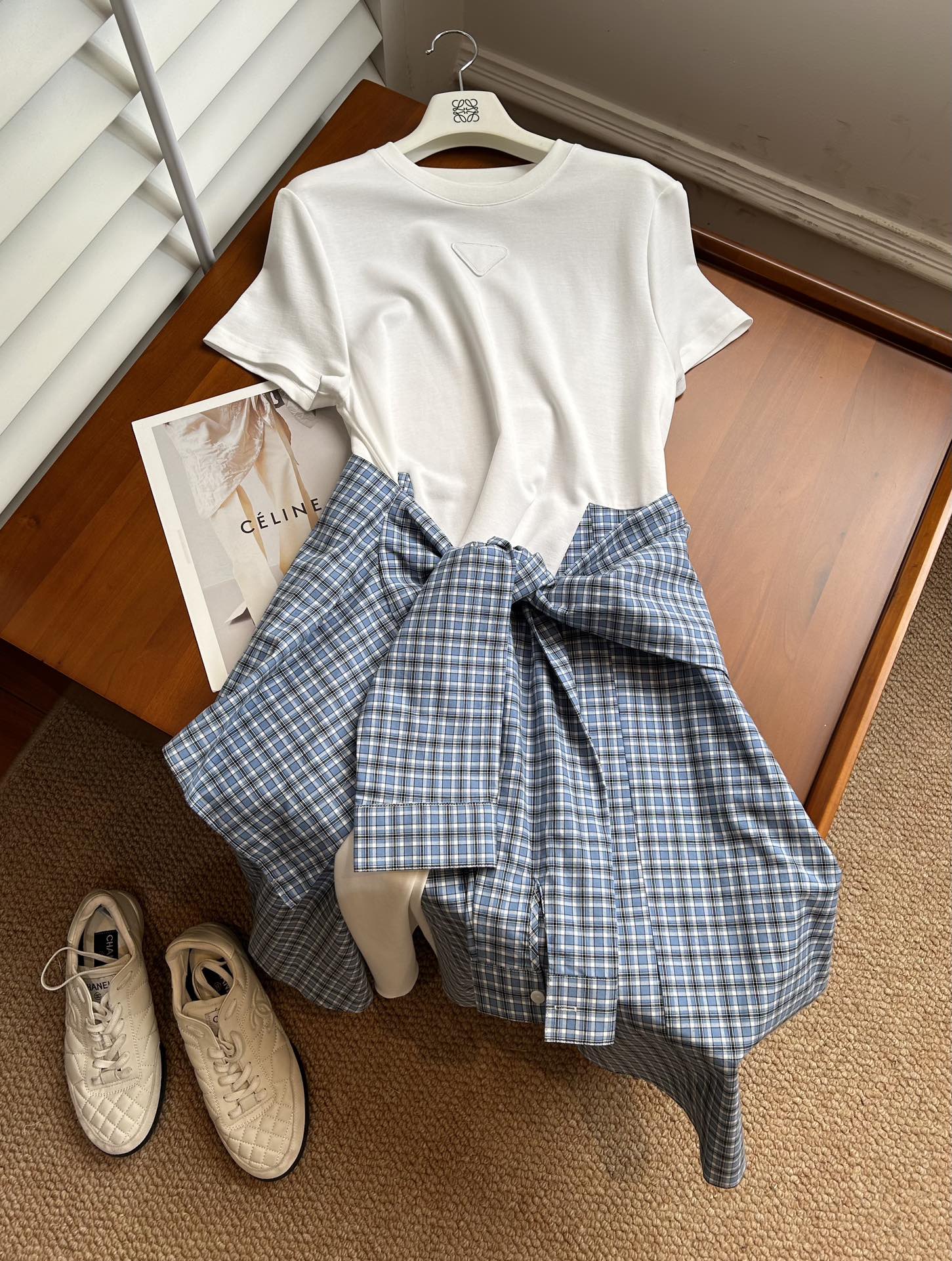 Loewe Patchwork Dress Cotton Nylon