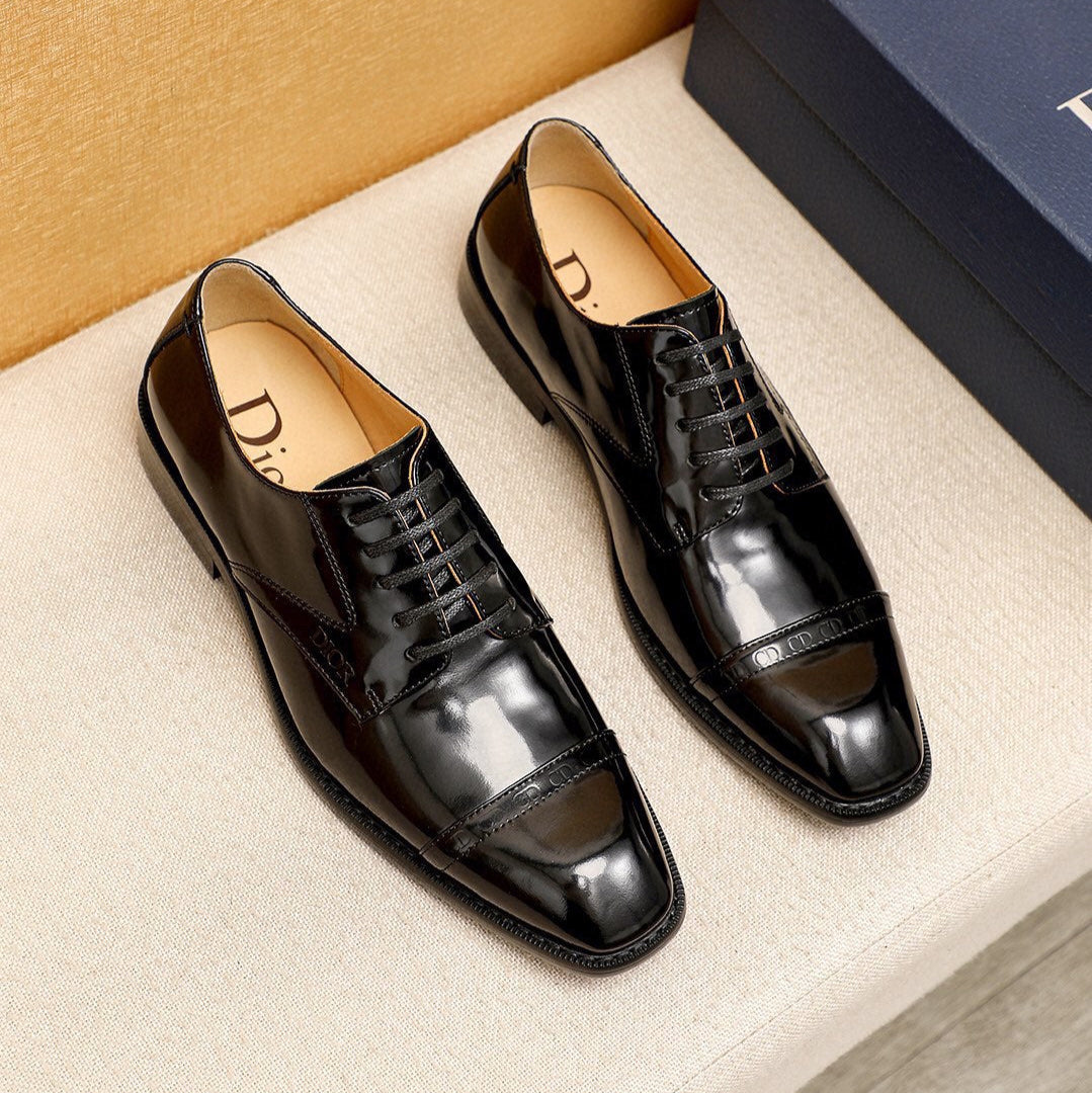 CD Derby Shoe Black Patent Leather 638976