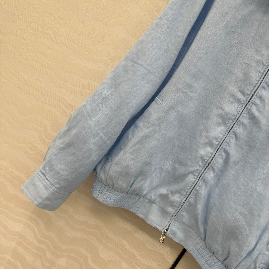 LP 25 Jacket Blue Linen Cotton 280844