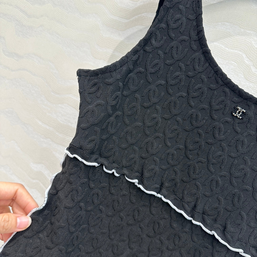 CC One-piece Swimsuit Black Polyamide