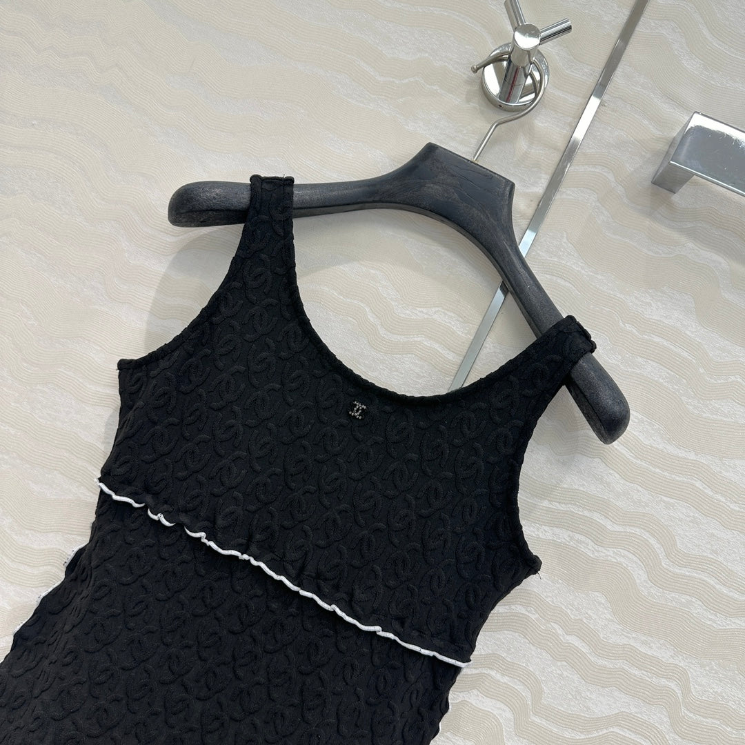 CC One-piece Swimsuit Black Polyamide