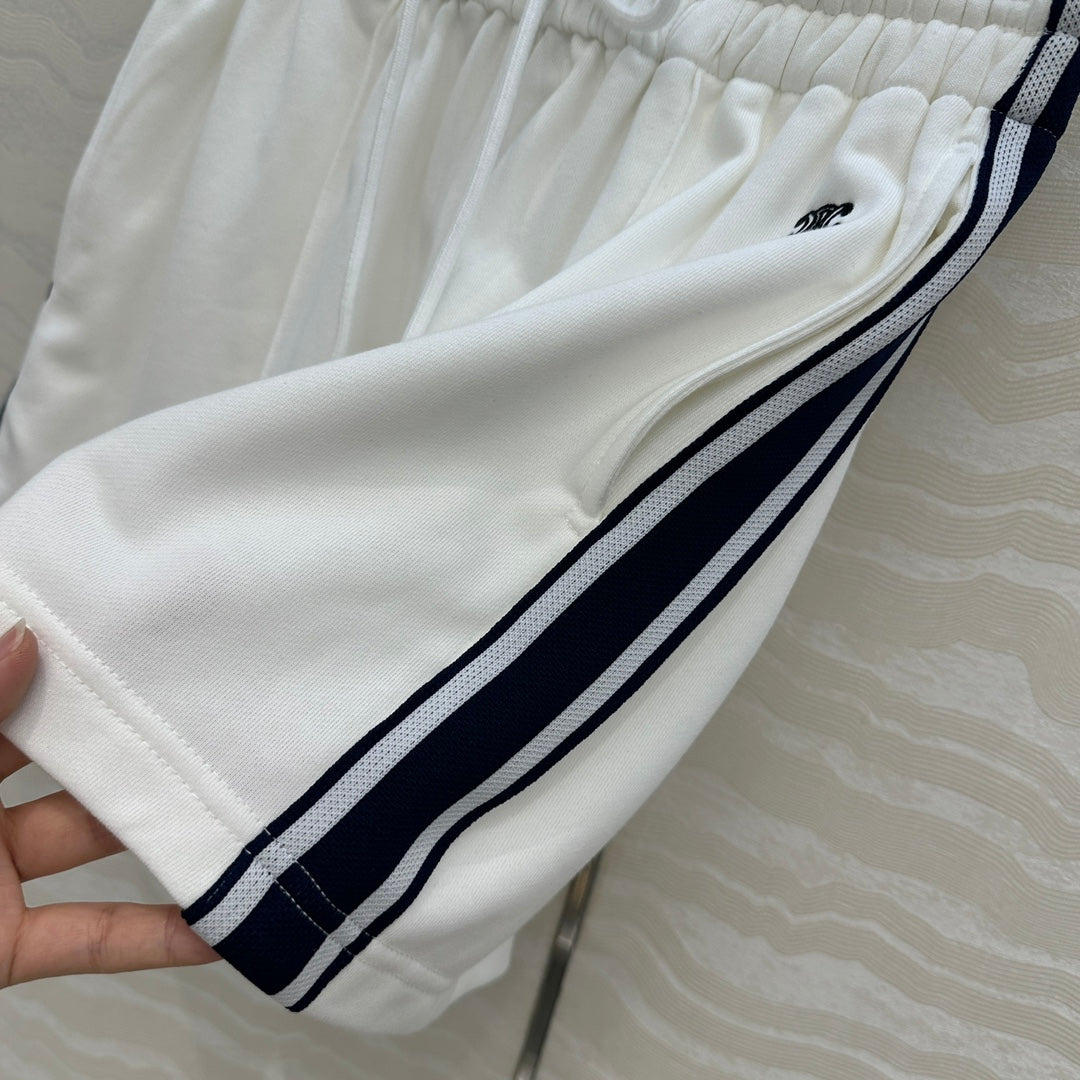 Celine Sports Short White Cotton