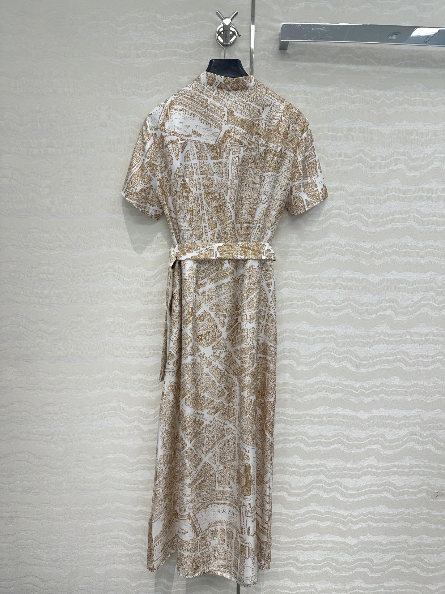 CD Dress Light Brown Silk