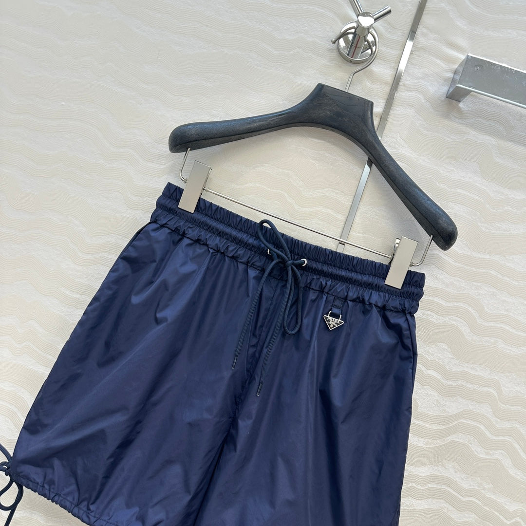 Prada Short Navy Blue Poliamida