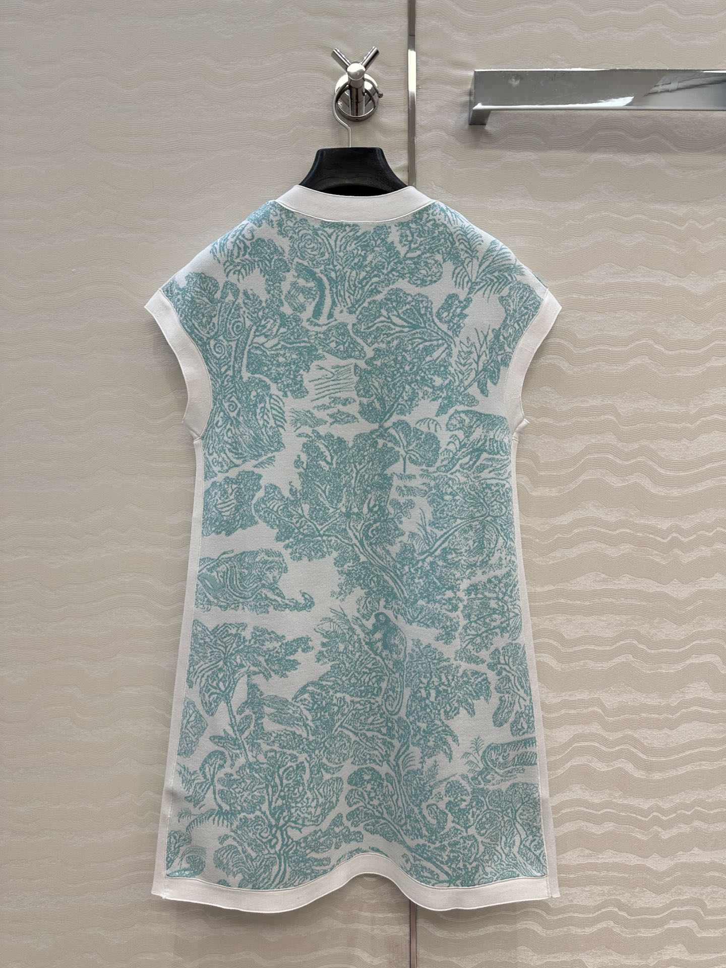 CD Dress Light Blue Viscose Polyester