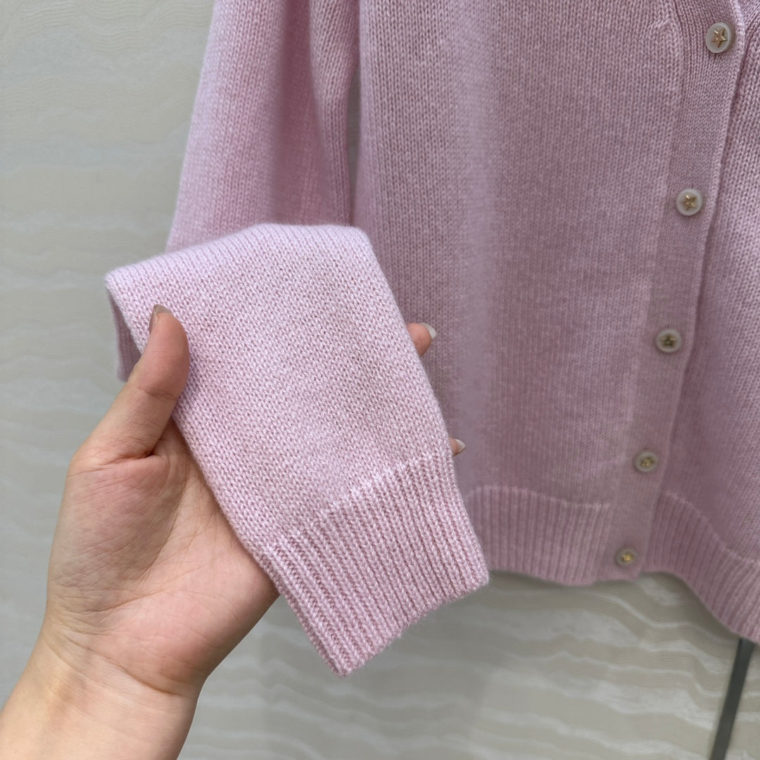 Dior 2025 Cardigan Pink Cashmere