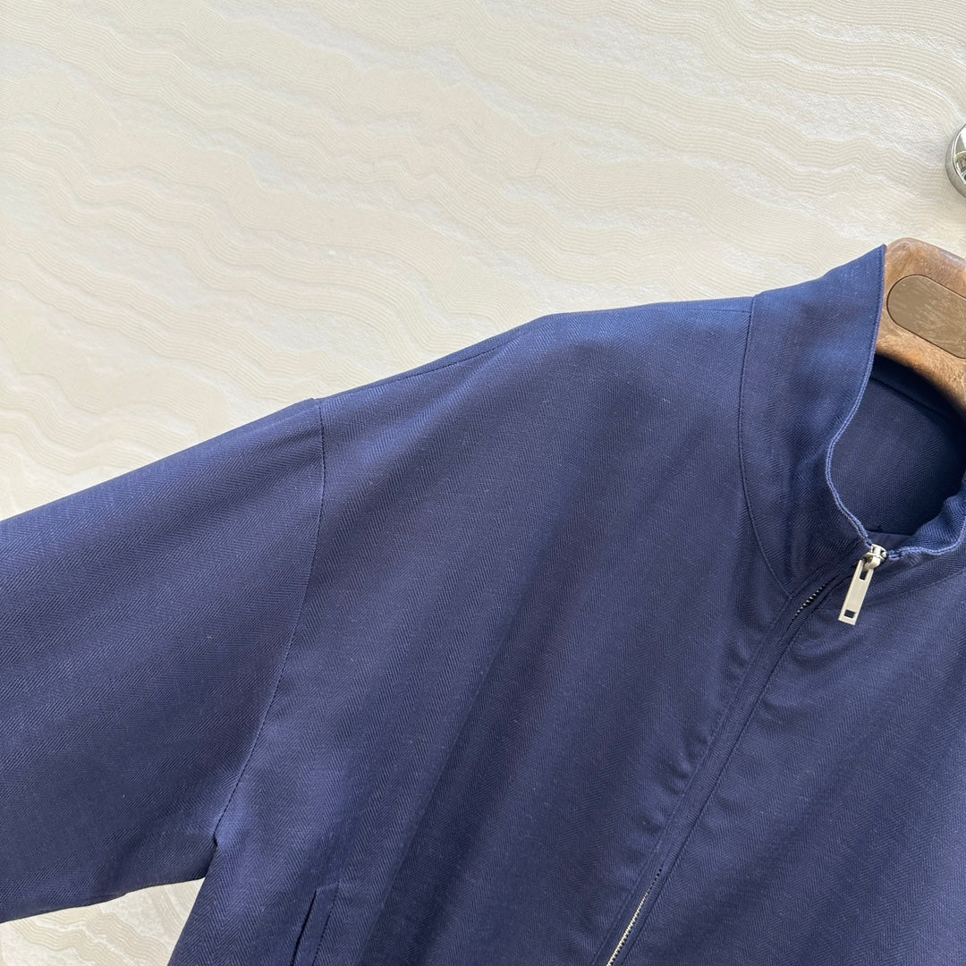 LP 25  Jacket Blue Tencel Linen 293153