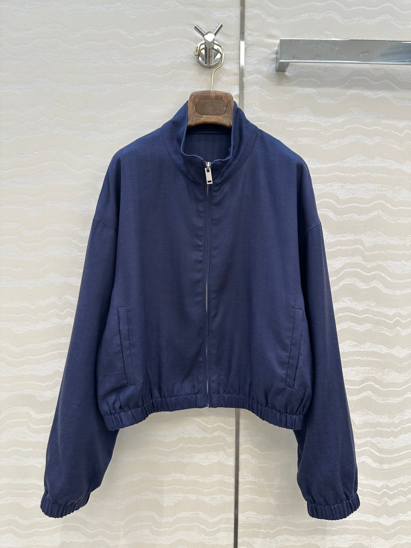 LP 25  Jacket Blue Tencel Linen 293153