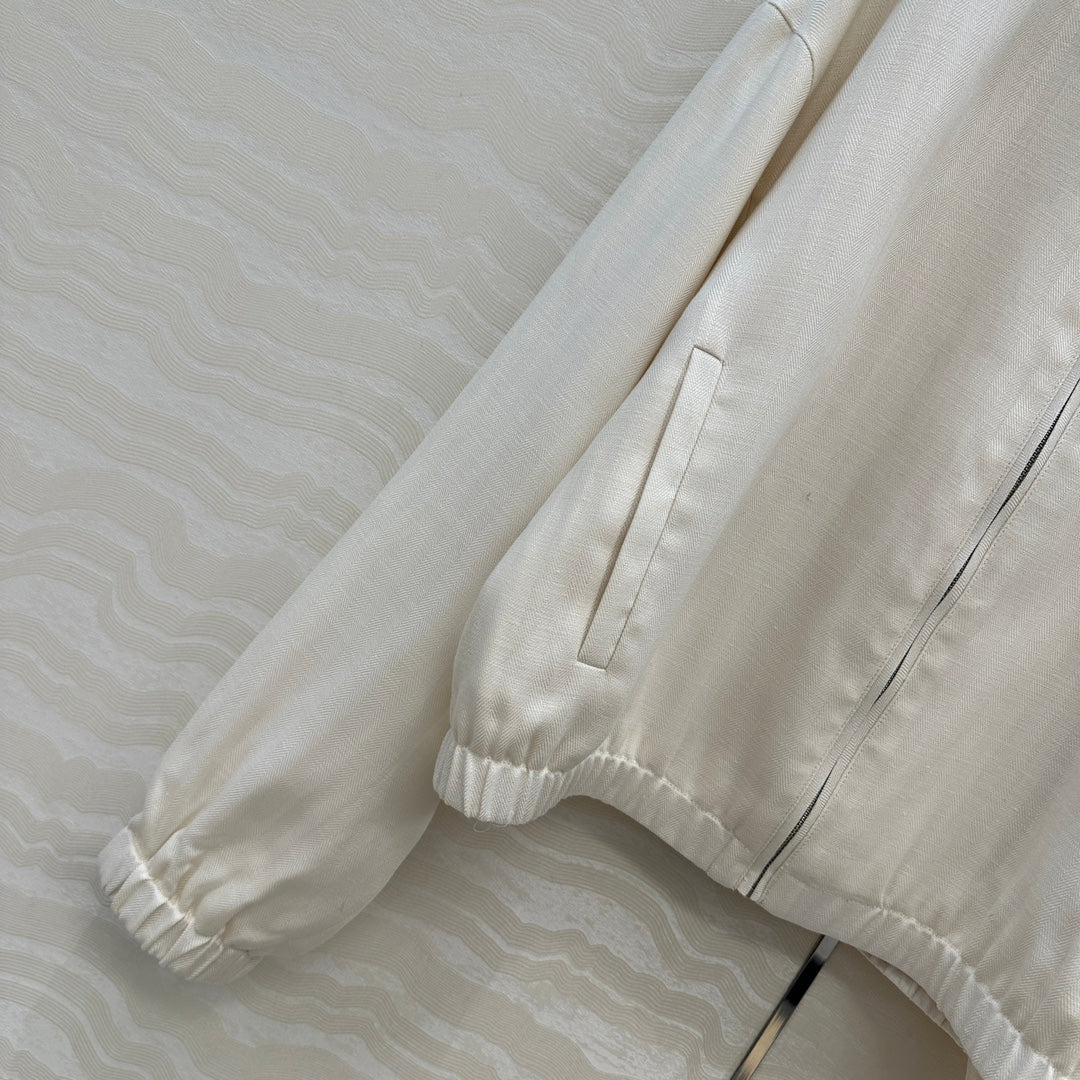 LP 25  Jacket White Tencel Linen 293149