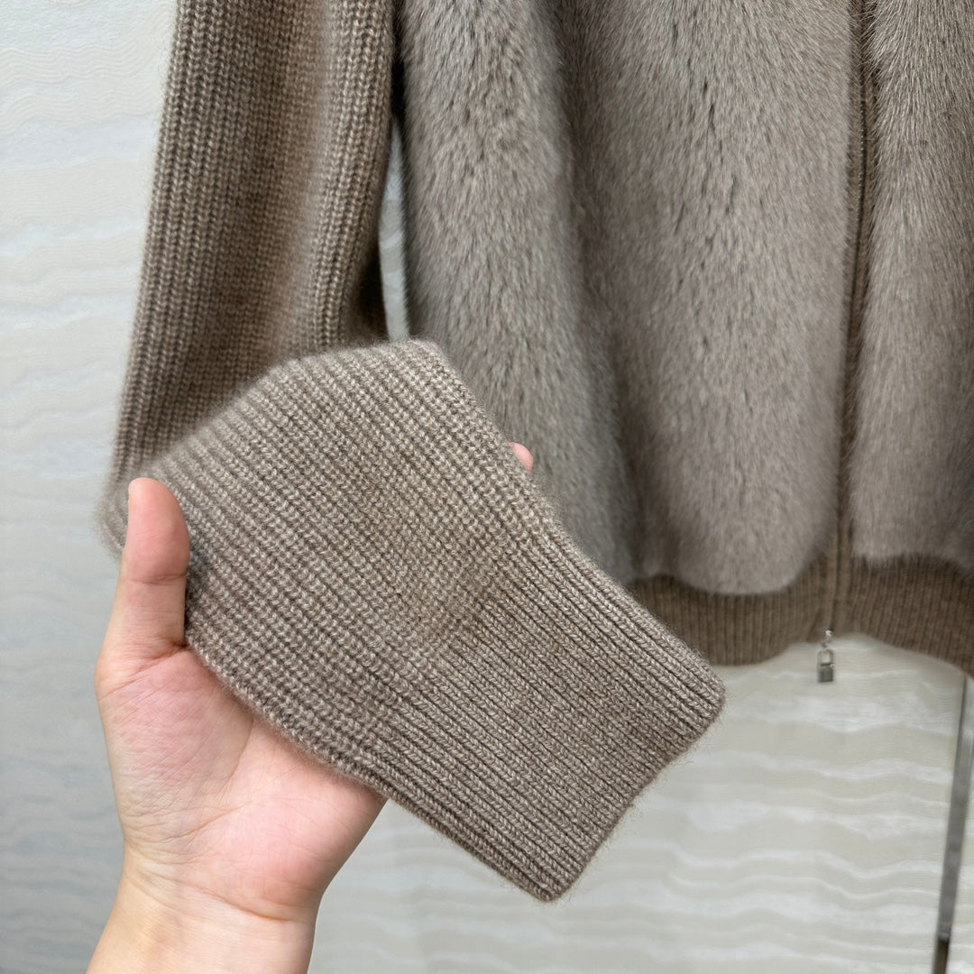 LP 25 Coat Taupe Fur Cashmere 299023