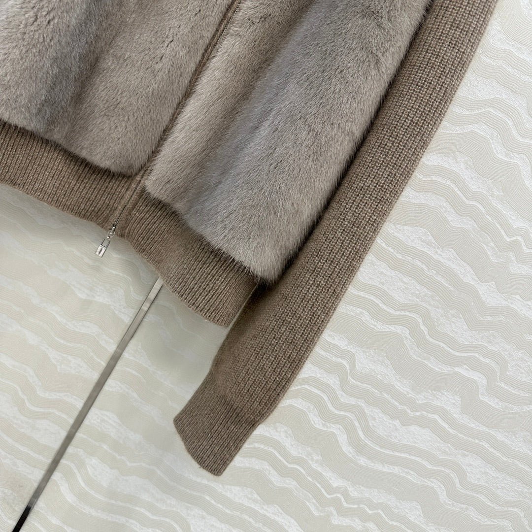 LP 25 Coat Taupe Fur Cashmere 299023