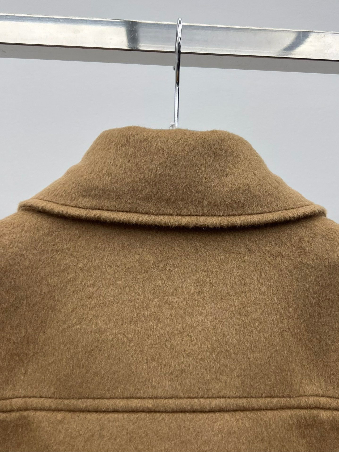 Miu Miu 25 Jacket Camel Wool Cotton