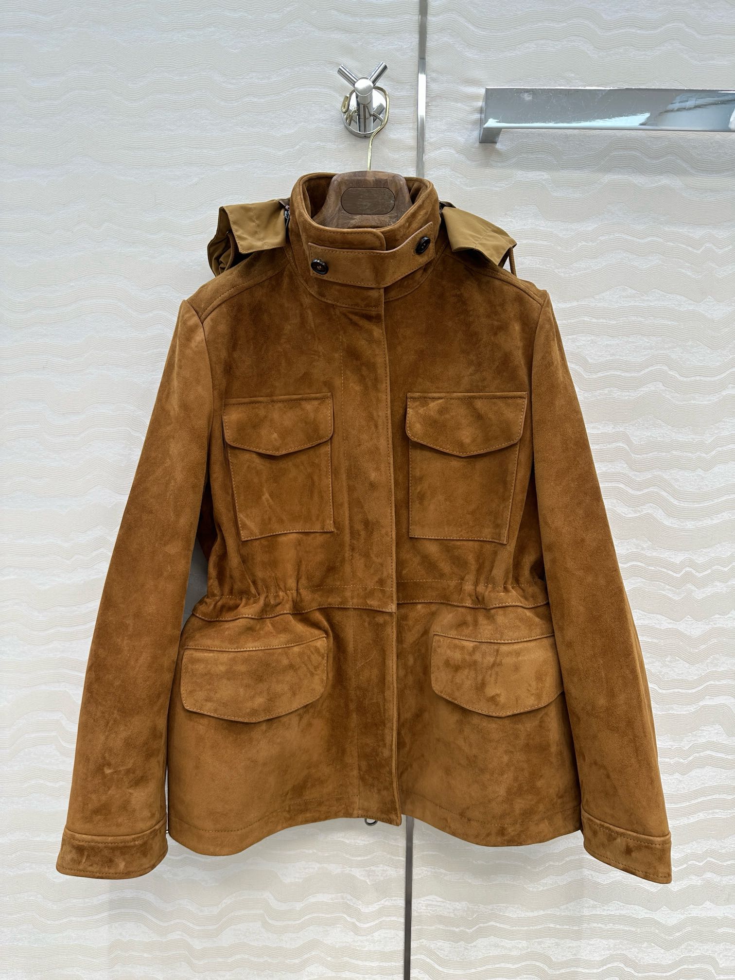 LP 25 Jacket Camel Suede Lambskin 314086