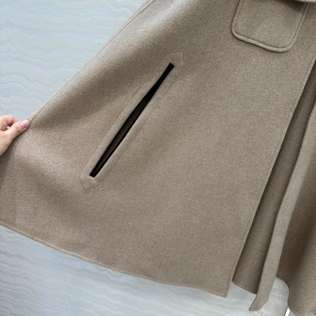 LP 25 Gilda Cape Light Beige Cashmere Wool 314023