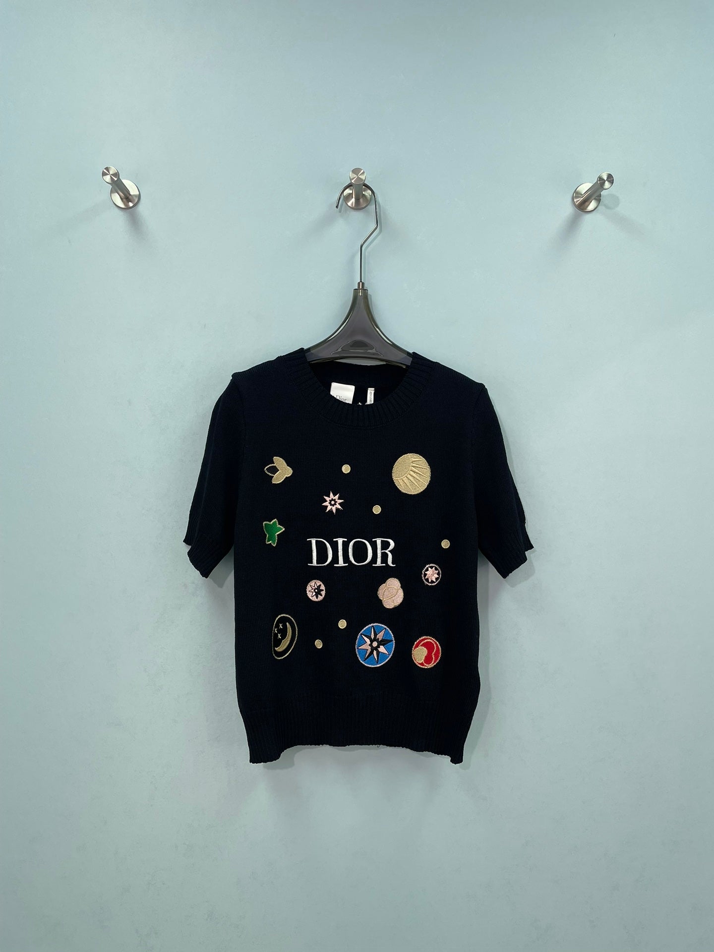 Dior 2026 Knit Short-sleeved Top Wool 757396