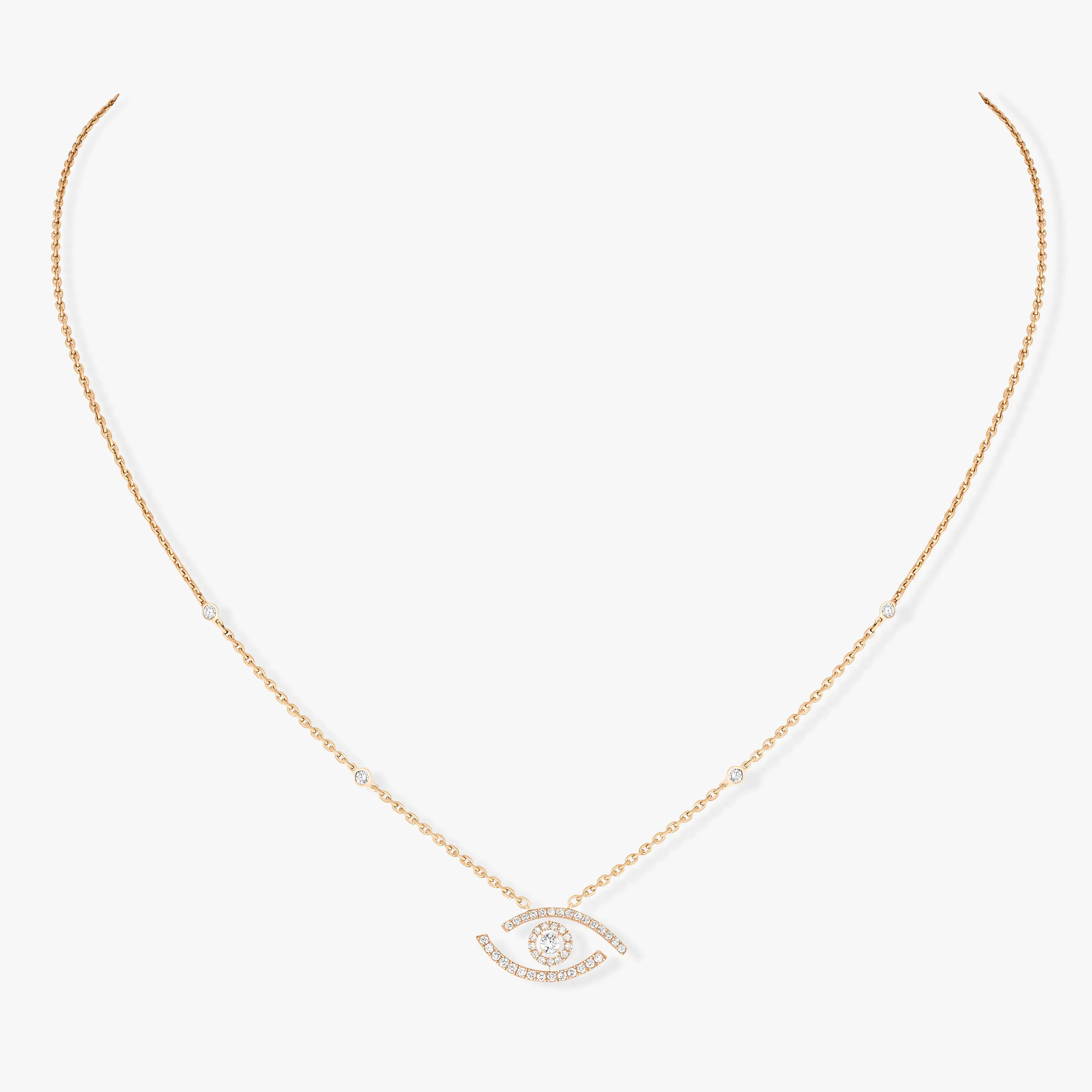 LUCKY EYE PAVED NECKLACE DIAMOND