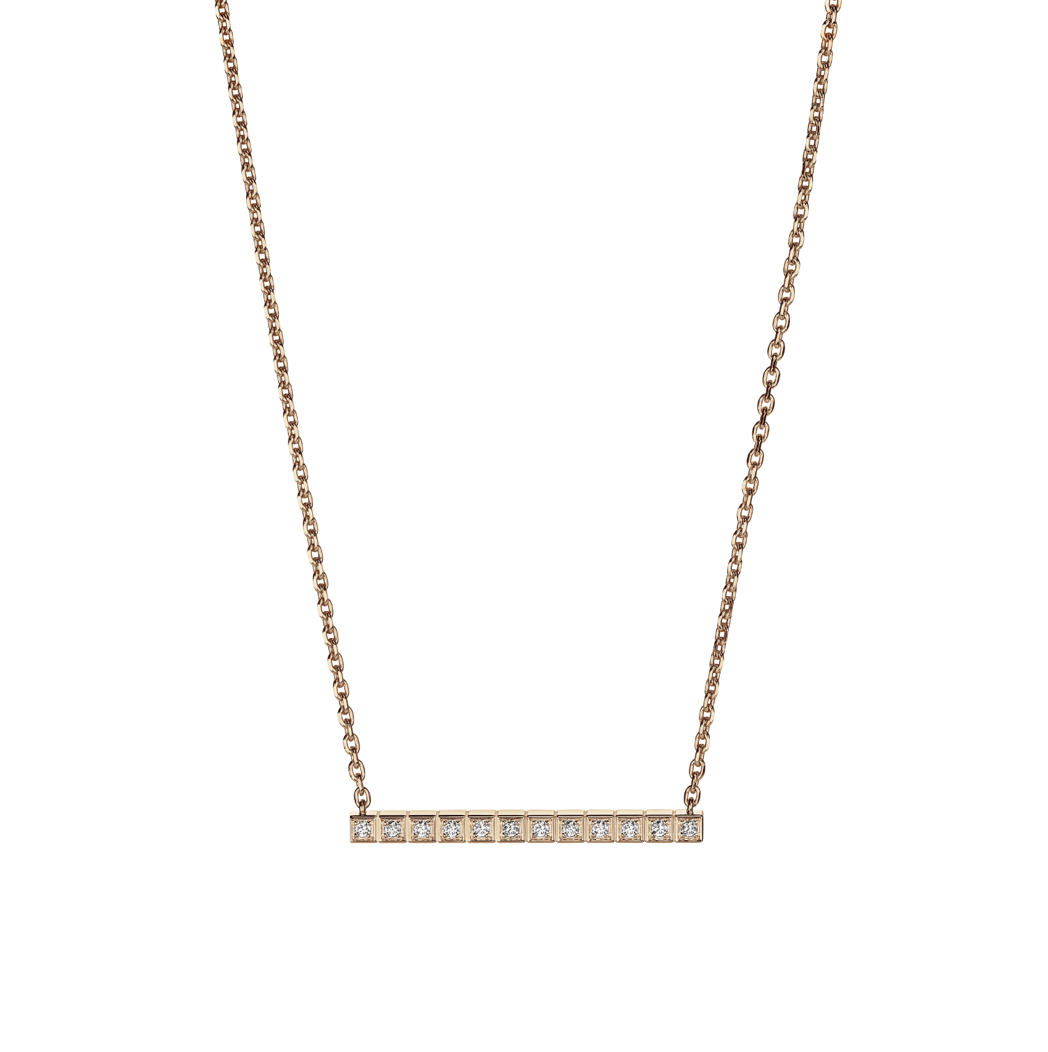 ICE CUBE FULL-SET DIAMONDS NECKLACE