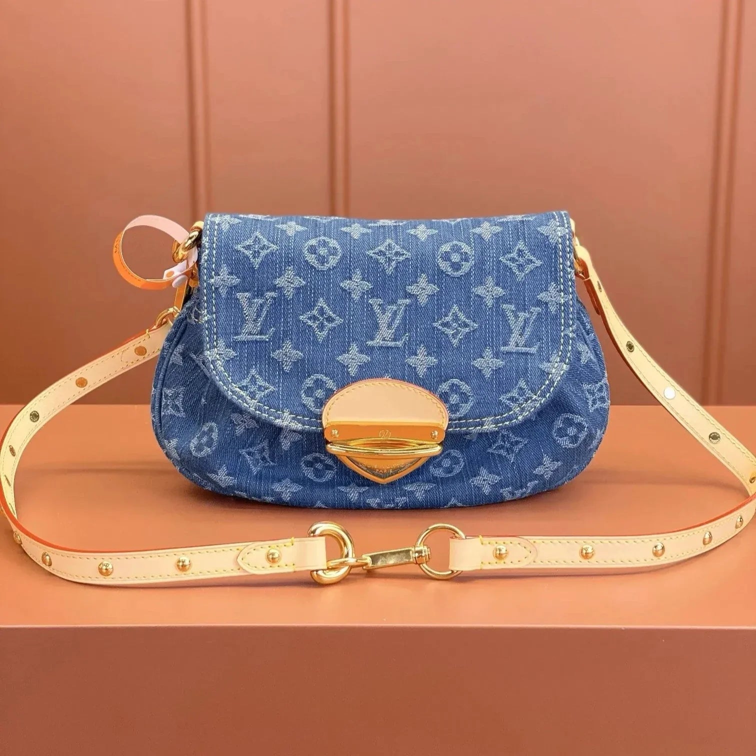 LV Sunset 27cm Monogram Blue Denim