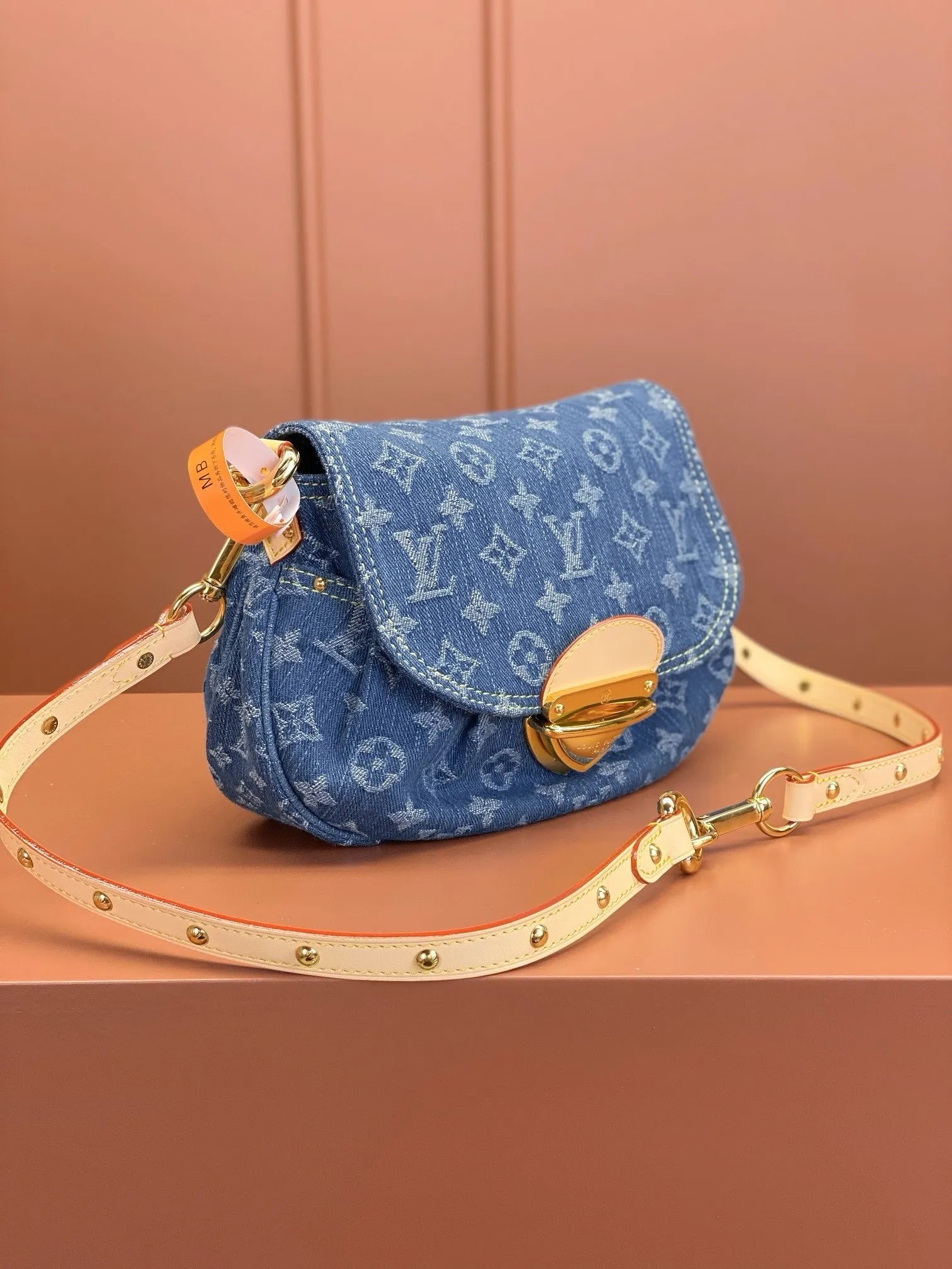 LV Sunset 27cm Monogram Blue Denim