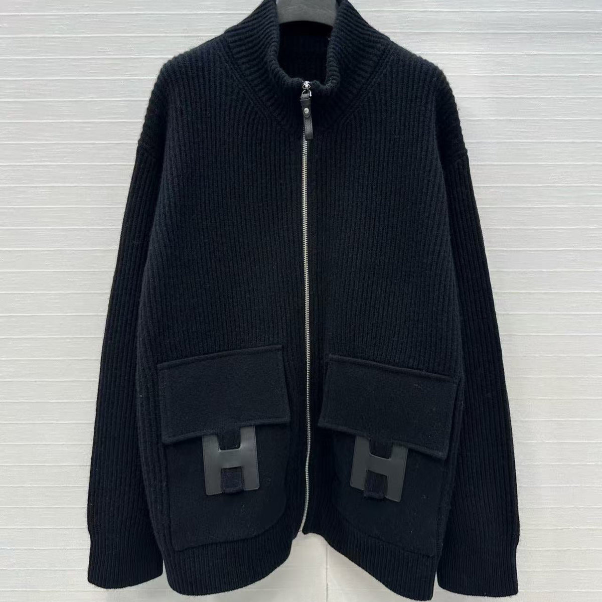 HM 25 Jacket Black Wool 02659